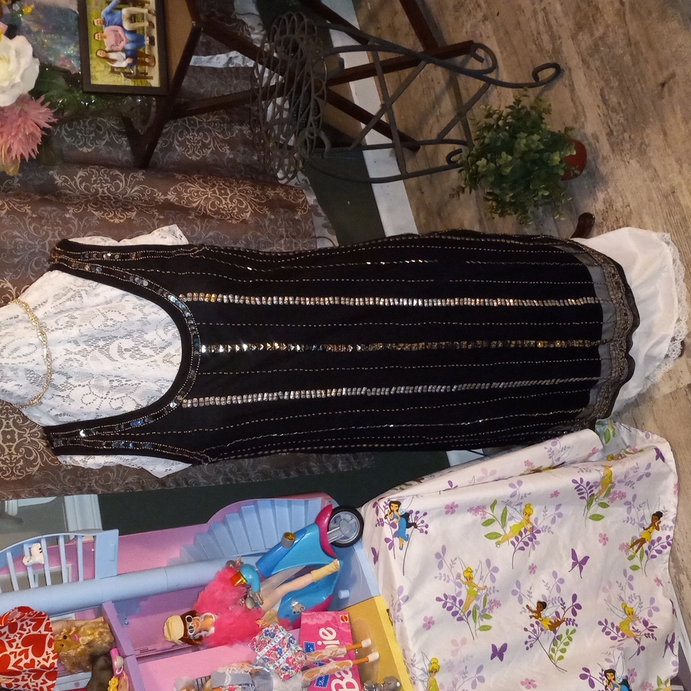 Angie med beaded tank dress
